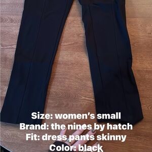 The Nines by HATCH Black Ankle Pants